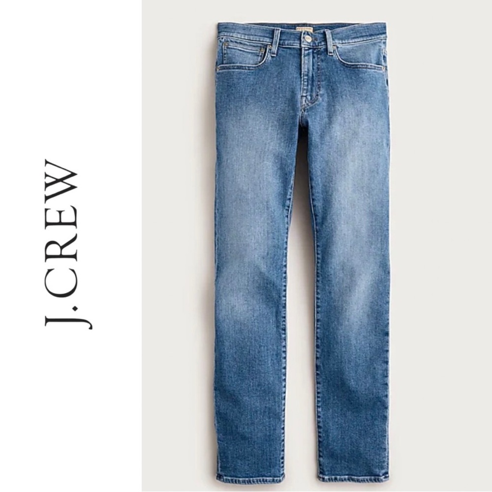 J. Crew 100% Cotton 484 Slim Fit denim Blue Jeans 29” waist boy men light school